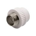 Изображение товара Муфта комбинированная EVER PLAST АТ 014 32 03 00 Дн32х1″ Ру25, под приварку / наружная резьба, материал - полипропилен, цвет - белый